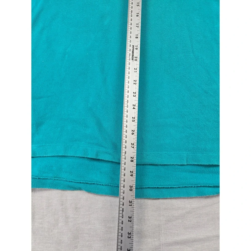 Vintage Abercrombie & Fitch Country Clothes Mens XXL Teal Green Pique Polo Shirt